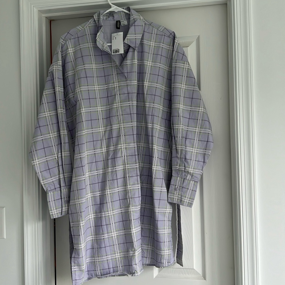 Collared lilac Dress